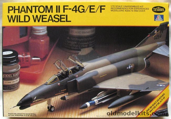 Testors 1/72 F-4E / F-4G / F-4EJ Phantom II - F-4E USAF 90 TFS 3TFW Clark AFB Phillipines 1978 / F-4G USAF 90TFS 3TFW Clark AFB 1980 / F-4F JBG-36 Luftwaffe 1978 Tactical Air Meet, 684 plastic model kit